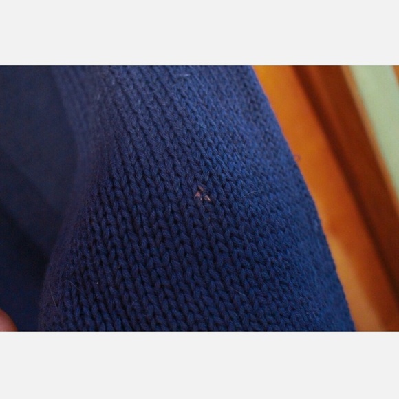 Festive Blue Christmas Sweater with Tree Design - Picture 7 of 7